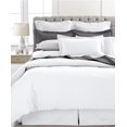 thumbnail image 2 of Ultra Soft 1800 Series 2 PC Striped Duvet Set (Twin, White), 2 of 3