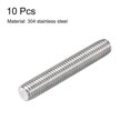 thumbnail image 2 of Unique Bargains M8 x 50mm 304 Stainless Steel Fully Threaded Rod Right Hand Threads 15 Pack, 2 of 4