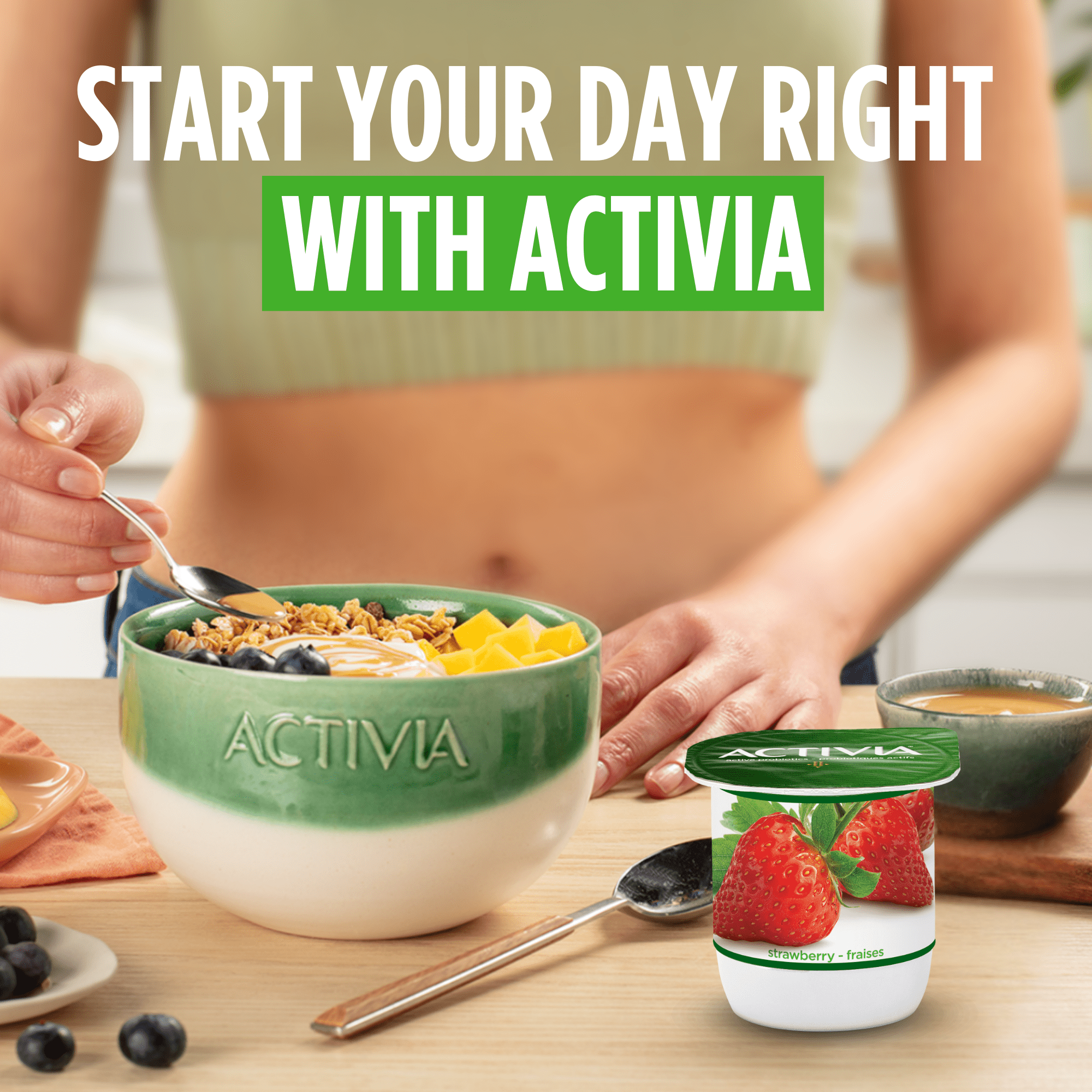 Activia Yogourt Probiotique, Pêche