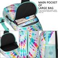 thumbnail image 4 of Modern Abstract Sling Bag, Rainbow Gradient Crossbody Backpack for Men Women, Lightweight Travel Daypack with Adjustable Strap, 4 of 4