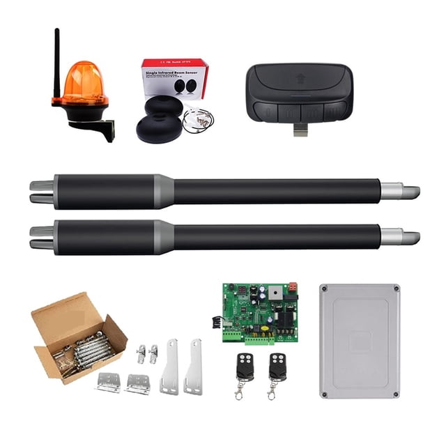 Dual Gate Openers Engine Motor System Automatic Door AC220V/AC110V Swing Gate Driver Closer Actuator Suit Opener ,Free Your Hands