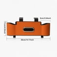 thumbnail image 2 of Car Seat Back Storage Bag 1pc Leather Material 2 Drink Cup Holders Tissue Function Large Capacity Multi-Functional Space-Saving Universal Fit for Car Interior, 2 of 3