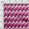 thumbnail image 1 of oneOone Organic Cotton Poplin Twill Fabric Chevron Geometric Printed Craft Fabric BTY 42 Inch Wide, 1 of 4