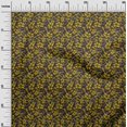 thumbnail image 2 of oneOone Viscose Chiffon Fabric Leaves & Floral Artistic Print Fabric BTY 42 Inch Wide, 2 of 4