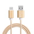 thumbnail image 1 of spellwife 1 Meter Type-C Woven Mobile Phone Data Cable Charging Line Cord 2 in 1 Fast Charging Data Transfer, 1 of 8