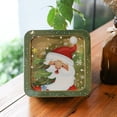 thumbnail image 2 of Bovemsi Christmas Candy Tin Box—Cookie Candy Storage Tins Christmas Cookie Tins Containers With Lids For Confectioneries Holiday Giving Square With Gold Christmas Card Tin Holder Boxes, 2 of 9