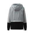 thumbnail image 3 of Faithtur Women Packable Rain Jacket Outdoor Color Block Hooded Windbreaker, 3 of 8
