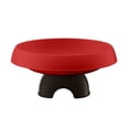 thumbnail image 3 of Bowayaoa Red White Plastic Fruit Bowl Decorative Snack Serving Tray for Coffee Table Nut Dish Storage Container Home Kitchen Accessories, 3 of 7