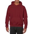 thumbnail image 1 of Gildan Mens Heavy Blend Hooded Sweatshirt, S, Garnet, 1 of 2