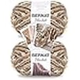 thumbnail image 3 of Bernat Blanket Yarn - Big Ball (10.5 oz) - 2 Pack with Patterns (Sonoma), 3 of 4