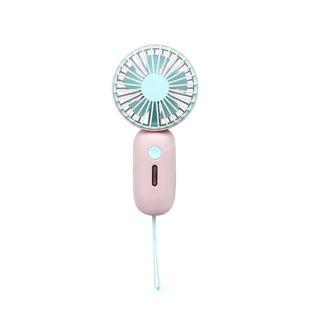Lollipop USB Handheld Fan, 3-Speed Cute Fan with Flashlight, Girls Travel Fan