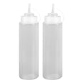 thumbnail image 1 of Kitchen Storage Containers Condiment Bottles For Liquids 24Oz Bottle | Plastic Condiment Bottles For Syrup Ketchup Dressing Oil | Squirt Bottles For Liquids, Kitchen Storage Containers, 1 of 9