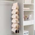 thumbnail image 1 of LSLJS Hanging Shoe Organizer for Closet With 12 Large Pockets Roating Hanger for Storage Mens Shoes, Clothes,Also Can Used As Travel Shoe Rack Hanging, Laundry Basket, 1 of 6