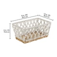 thumbnail image 2 of Hometrends Woven Rope and Water Hyacinth Basket, 2 of 4