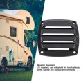 thumbnail image 4 of Marine Boat Vent RV Air Louver Vent Boats Airflow Vent Cover RV Louvered Flush Plastic Thru Vent 3in Boat Vent Easy Installation Optimal Airflow for Boat RV, 4 of 7