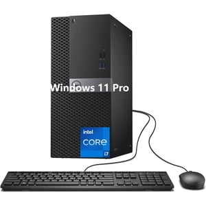 Dell Optiplex Tower Desktop Pc Ordinateur Intel Core i7 Processeur jusqu'à 4.0Ghz 16GB DDR4 RAM 256GB SSD HDMI Windows 11 Pro WiFi Bluetooth remis à neuf
