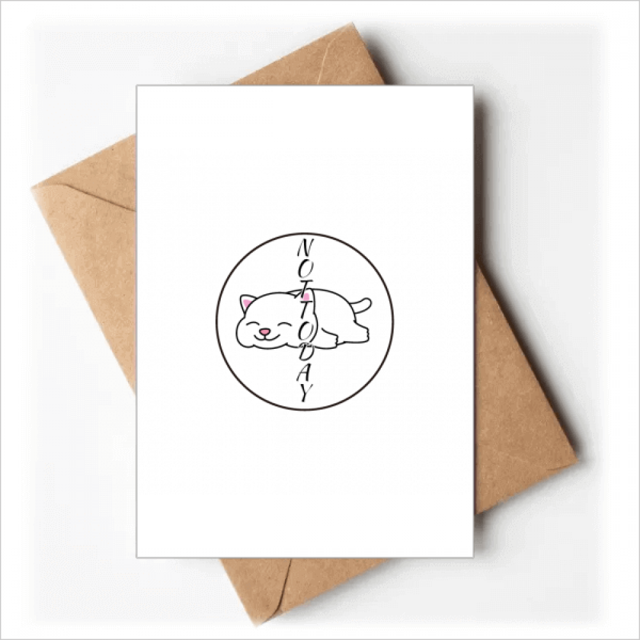 Cartes de Souhaits avec Oreilles de Chat Refusant de Socialiser Vous Êtes Invité Invitations