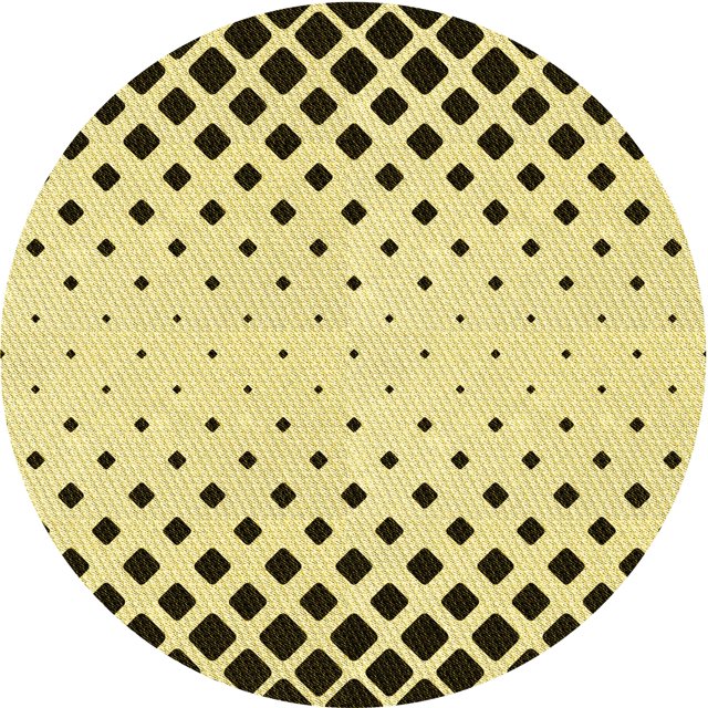 Ahgly Company Tapis d'Intérieur Lavable en Machine Carré Transitionnel Chêne Brun, 3 Pieds Carré