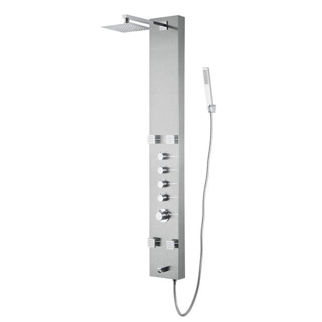 Blue Ocean Panneau de Douche Thermostatique en Acier Inoxydable de 59 Po (SPS8819)