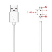 Universal 2Pin 4mm 7.62mm 4Pin Strong Magnetic Charge Cable USB Charging Line For Smart Watches