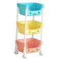 thumbnail image 1 of Lipstore 3 Tier Storage Cart Multipurpose Art Craft Trolley for Office Garage Kitchen A, 1 of 8
