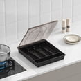 thumbnail image 4 of Dvkptbk Polycarbonate Storage Cutlery Organizer Cutlery Organizer with Lid Drawer Tabletop Cutlery Tray Outdoor Cutlery Organizer Organization and Storage, 4 of 6