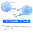thumbnail image 2 of 10 Pieces Toilet Handle Chain Stainless Steel Toilet Flapper Lift Chain Replacement Fits Most Toilet Flappers, 2 of 7