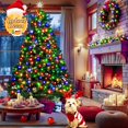 thumbnail image 2 of KNONEW 197FT 500 LED Christmas Lights Outdoor String Lights 8 Modes & Memory Fairy Light Plug in Waterproof LED String Lights for Xmas Yard Tree Wedding Party Holiday Decorations (Multicolor), 2 of 8