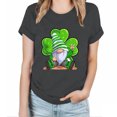 thumbnail image 1 of QIPOPIQ T-Shirts à Manches Courtes pour Femmes à Col Rond T-Shirts de la Saint-Patrick Tunique à Col Rond Shamrock T-Shirt Vert T-Shirts de la Saint-Patrick T-Shirts Élastiques Confortables Unis T-Shirts de Fête T-Shirts Graphiques Aubaines, 1 of 3