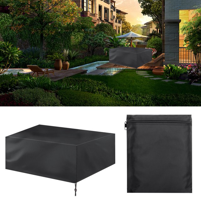Housse de Protection Imperméable pour Meubles de Patio Extérieur Canapé Table à Manger, Housse Imperméable pour Table Extérieure, Housse pour Meubles d'Extérieur
