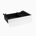 thumbnail image 1 of Desky Minimal Under Desk Drawer - White Laminate / Black, 1 of 10