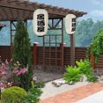 thumbnail image 3 of 4pcs Japanese Style Lanterns Japanese Lanterns Outdoor Waterproof Lanterns, 3 of 6