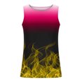 thumbnail image 3 of EGNMCR Tank Tops Men Men Casual Fashion Gradation Printing Pullover Round Neck Sports Tank Tops, 3 of 4
