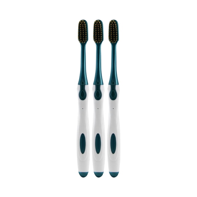 FSTDelivery Exquisite Narrow-Headed And Gold Adult Toothbrush With Individually Packaged Soft Bristles For Home Use And Gentle Experience, Christmas Birthday Gifts for Women, on Sale Clearance