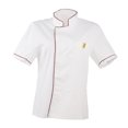 thumbnail image 1 of Esquirla Chefs Jacket Chef Single Breasted Kitchen Catering Cooks Workwear Uniform - Red, M, 1 of 8