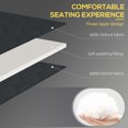 thumbnail image 4 of Outsunny Folding Chaise Lounge, Padded Reclining Tanning Chair, Black, 4 of 10