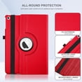 thumbnail image 4 of Rotating Case for iPad Mini 6 (6th Generation 8.3 Inch) - 360 Degree Swiveling Stand Protective Back Cover, Auto Wake/Sleep Feature for iPad Mini 6 2021 Model - Purple, 4 of 5