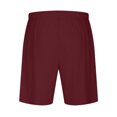 thumbnail image 3 of TIMIFIS Ensemble Court 2 Pcs pour Homme Rouge Tenues Chemises d'Été et Shorts Décontracté Col Rond Uni Blouse à Manches Courtes et Shorts Pantalon Ensemble Deux Pièces Automne, 3 of 8