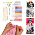thumbnail image 4 of Ergonomic Crochet Hooks Set With TPR Soft Handle, Perfect Gift For Crocheters, Great For Arthritic Hands  And Long Aluminum Hooks For Clean And Easy Crocheting, 4 of 8