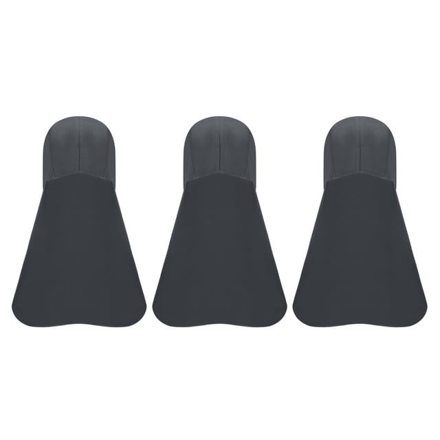 Unique Bargains Hard Hat Sun Shade, 3 Pack Neck Shade Cooling Skull Cap for Riding, Dark Gray