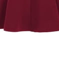thumbnail image 5 of Women‘s Spring Autumn Patchwork Dress Long Sleeve Square Neck Plaid Zipper A-Line Dress, 5 of 5