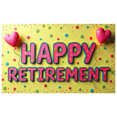 thumbnail image 3 of Shiny Orange Happy Retirement Banner on Blue Satin Backdrop with Butterfly and Star Elements Party Decoration Retirement Celebration Photography Props Background Decor, 3 of 4