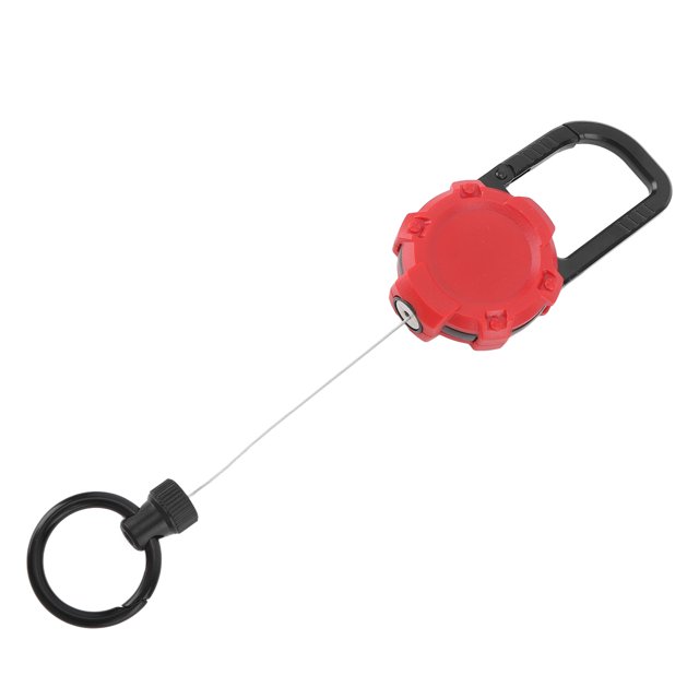 Clé Rétractable, Lanière Porte-Clés Rétractable, Porte-Clés Rétractable Fil en Acier Inoxydable Boucle à Tirage Facile Mousqueton Porte-Clés
