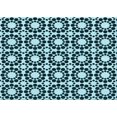 thumbnail image 1 of Ahgly Company Machine Washable Indoor Rectangle Transitional Blue Lagoon Blue Area Rugs, 2' x 5', 1 of 7