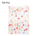 thumbnail image 3 of Unique Bargains 100pcs Paper Sandwich Bags, 1.2x5.1x7.5 Inches Paper Lunch Sack Bags Kraft Paper Bags, Multicolor Spot, 3 of 7