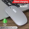 thumbnail image 2 of Rbaofujie Gaming Mouse 2.4GHz Wireless Bluetooth Mode Gaming Mouse Wireless Optical USB Gaming Mouse 1600DPI Rechargeable Mute Mice Rechargeable Mouse, 2 of 3