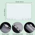 thumbnail image 3 of PU Leather Notebook Binder Budget Planner Binder Cover with 12 Pieces Binder Pocket Personal Cash Budget Envelopes System 6 Hole Binder Zipper Folder(Green), 3 of 7