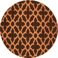thumbnail image 1 of Ahgly Company Machine Washable Indoor Round Transitional Orange Area Rugs, 8' Round, 1 of 7