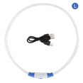 thumbnail image 2 of Pet Dog LED Collar, Pet Dog Lighting Collar Rechargeable LED Luminous Lighting Collar Dog Lighting Collar, For Dogs L, 2 of 8