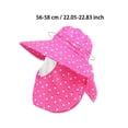 thumbnail image 3 of Chapeau d'Été pour Femmes Chapeau pour Femmes Ajustable Anti Extérieur de Vélo Grand Chapeau Visière de Soleil Chapeau Protecteur, 3 of 4
